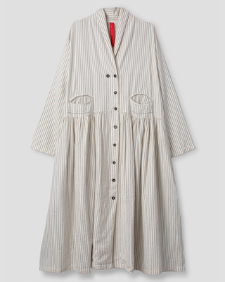 SanDahlia jurk Ewa i Walla dress wool Nellie 55989 AW26 cream Ewa i Walla dress wool Nellie 55989 AW26 cream