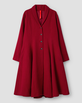 SanDahlia Jas Ewa i Walla jas wool Majos 66778 AW25 red Ewa i Walla jas wool Majos 66778 AW25 red