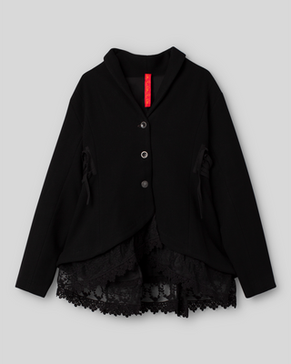 Ewa i Walla jacket wool Hilma 66796 AW26 black