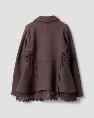 Ewa i Walla jacket wool Hilma 66796 AW26 raisin