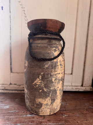 SanDahlia vaas Nepalese vaas hout M nude Nepalese vaas hout M nude