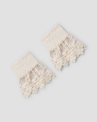 SanDahlia Ewa i Walla Wrist detail cotton Mariett 77614 AW25 bone Ewa i Walla Wrist detail cotton Mariett 77614 AW25 bone