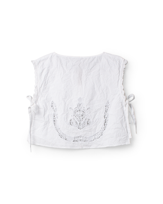 SanDahlia blouse One Size Ewa i Walla vest cotton lace Astri 77628 SS26 white Ewa i Walla vest cotton lace Astri 77628 SS26 white