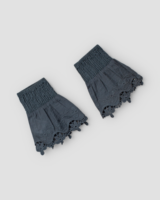SanDahlia Ewa i Walla Wrist detail cotton Elin 77631 AW26 dark slate Ewa i Walla Wrist detail cotton Elin 77631 AW26 dark slate