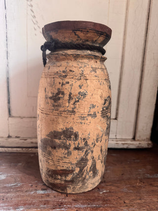 SanDahlia vaas Nepalese vaas hout M nude Nepalese vaas hout M nude