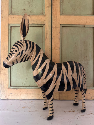 SanDahlia beelden Metalen Zebra Metalen Zebra