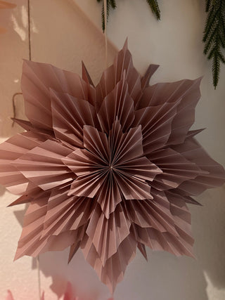 SanDahlia hanglamp Flower lamp taupe M Flower lamp taupe M