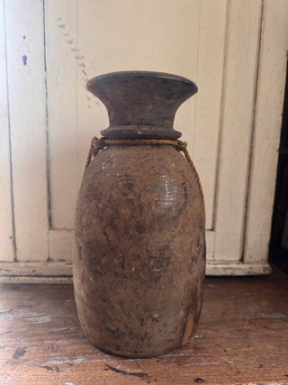 SanDahlia vaas Nepalese vaas hout M natuur Nepalese vaas hout M natuur