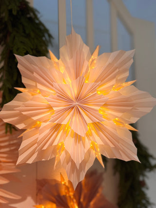 SanDahlia hanglamp Flower lamp nude M Flower lamp nude M