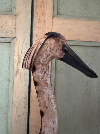 SanDahlia beelden Metalen vogel reiger Metalen vogel reiger