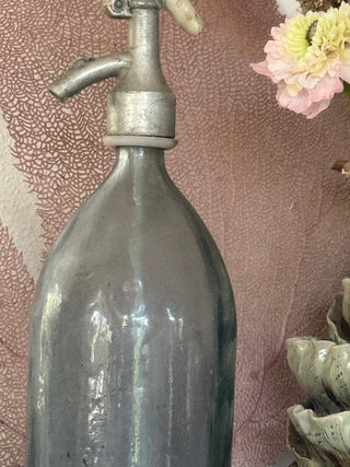 SanDahlia Vazen & Flessen Vintage Spuitfles grijs blauw