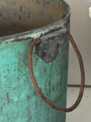 SanDahlia schaal Vintage metalen pot / schaal