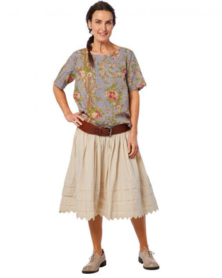 SanDahlia Röcke One Size Ewa i Walla Rok Shirt Cotton 22106  SS21 Sand