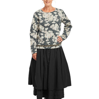 SanDahlia Röcke One Size Ewa i Walla Rok Shirt Cotton 22123 AW21 Vintage Black