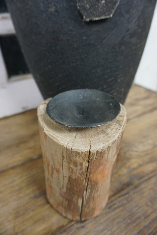 SanDahlia kandelaar Kandelaar vintage houten blokje rond