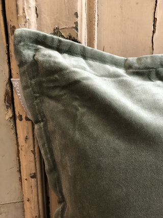 SanDahlia Kussens Kussen velvet groen Kussen velvet groen